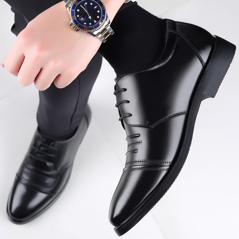 Men's Low-Cut Casual Cowhide Leather Shoes