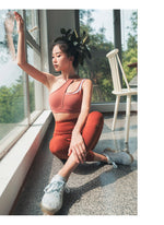 Yoga clothing top new personality sports bra breathable