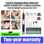 Electric Engraving Pen, A Cordless Engraving And Lettering Tool That Can Be Charged Via USB, Portable DIY Rotating Engraving Device, Suitable For Engraving On Jewelry, Wood, Glass And Stone.