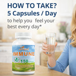 WINYEL IMMUNE 150 - The Ultimate Multivitamin & Immne Supplement, IMMU 150 Capsules - 150 Capsules
