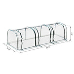 PVC Metal Tunnel Garden Greenhouse Kit