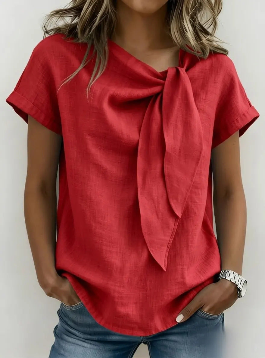 Women's Short-sleeve Fashionable Casual Top T-shirt