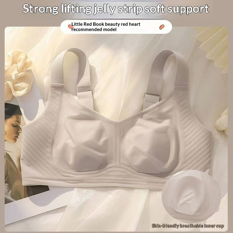 Large-breasted Womens Ultra-thin Summer Underwear That Makes The Bust Look Smaller