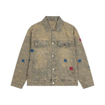 Edgy Yet Handsome American-style Vintage Jacket Top