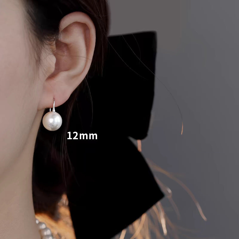 Sterling Silver Pearl Earrings Women's Best-Selling Style