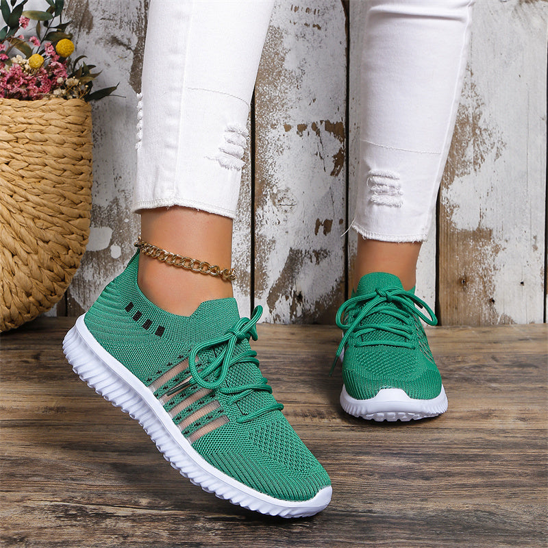 Women's Casual Mesh Running Sneakers – Breathable, Lightweight