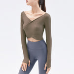 Women's Autumn And Winter Yoga Clothing Sports Top