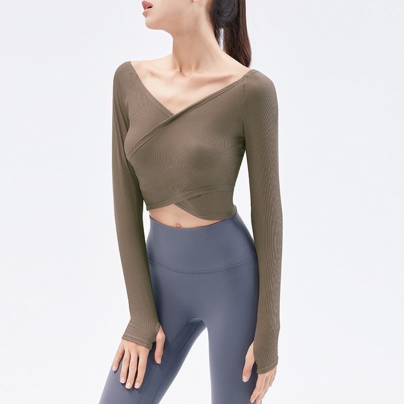 Women's Autumn And Winter Yoga Clothing Sports Top