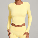 Fitness Wear Pilates Running Sports Long-sleeve Top