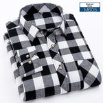 Springautumn Casual Thin Men's Plaid Shirt