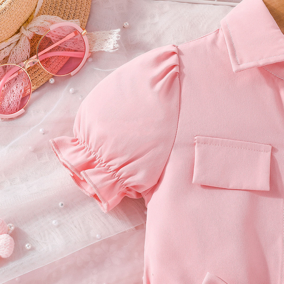 Girls' Lantern Sleeve Best-selling Dress