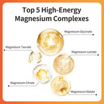 Magnesium Glycinate Malate Vitamin D3 Vegan Formula Supports Bone Health Highly Absorbable Chelated Product