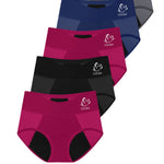 High Waist Menstrual Period Sanitary Panty Plus Size Breathable