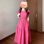 Women's Stylish ElegantWaist-Cinching Short-Sleeve Dress