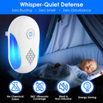 6 Packs Ultrasonic Pest Repellers Electric Plug-In Indoor Pest Control Mouse Repellent Chaser Deterrent Rodent Chaser With 2 Modes For Home Kitchen Office Warehouse Hotel