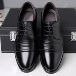 Men's Low-Cut Casual Cowhide Leather Shoes