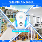 6 Packs Ultrasonic Pest Repellers Electric Plug-In Indoor Pest Control Mouse Repellent Chaser Deterrent Rodent Chaser With 2 Modes For Home Kitchen Office Warehouse Hotel