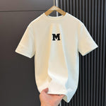 Men's Summer All Match Crew Neck Casual Half Sleeve Top