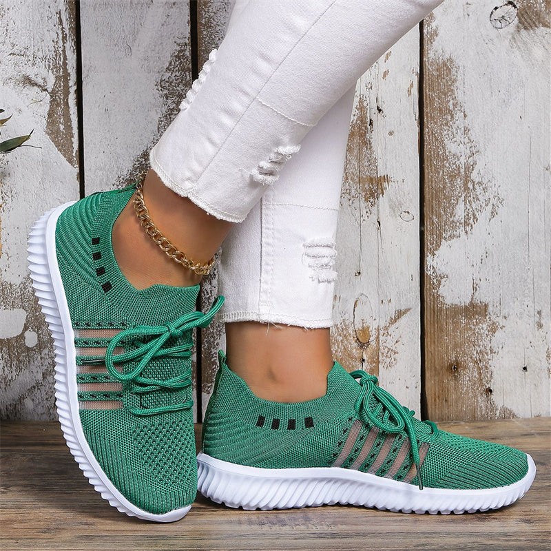 Women's Casual Mesh Running Sneakers – Breathable, Lightweight