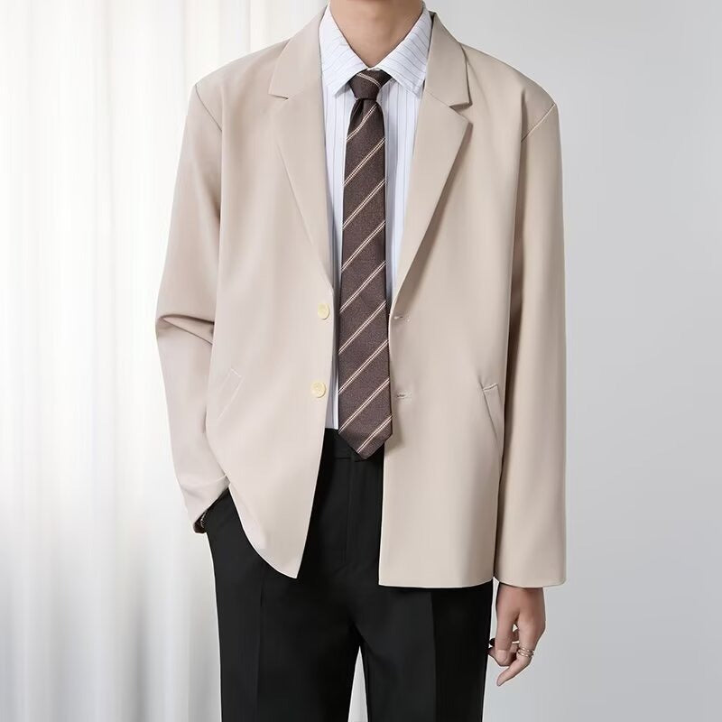 Men's Slim-Fit Fashionable Casual Suit Jacket