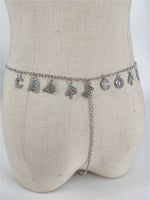 Panty Waistband Diamond Monogram Combination Thong Chain Waist Chain