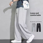 Wide-leg Sweatpants Mens Workwear Casual Long Pants