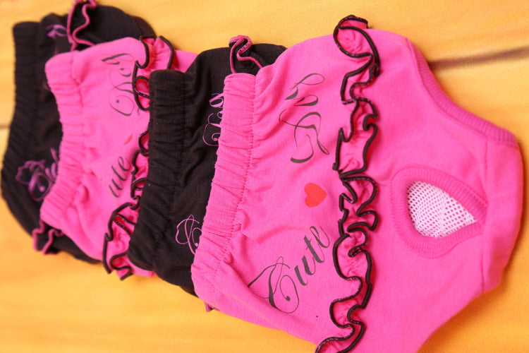 Lace Pet Physical Dog Safety Sanitary Panty Sanitary