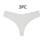 Low Waist Ice Silk Nude Feel Seamless Purified Cotton Crotch T-back