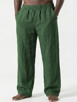 Men's Loose Casual Pants Linen Breathable Sweatpants