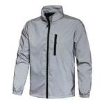 Men's Stand-Up Collar Reflective Jacket