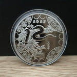 Snake Year Commemorative Medal Color Gold Plated Silver Plated