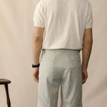 Men's British Breathable Mid-Waist Bubble Fabric Shorts