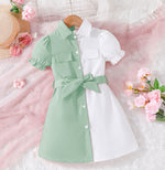 Girls' Lantern Sleeve Best-selling Dress