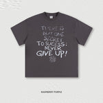 Hip-hop Letter Gradient Short-sleeve T-shirt Men's Summer