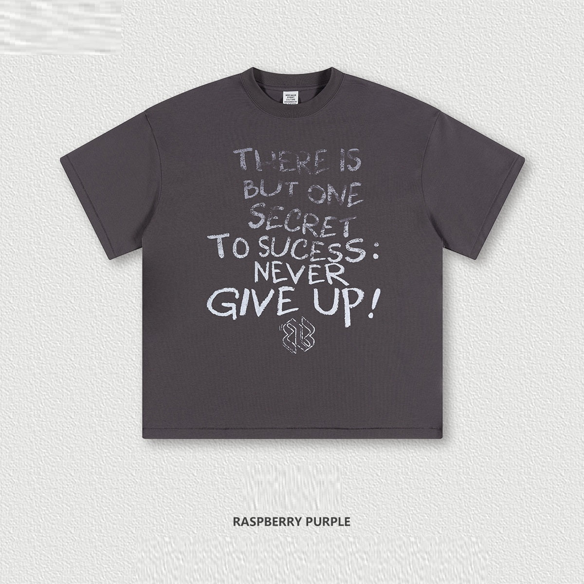 Hip-hop Letter Gradient Short-sleeve T-shirt Men's Summer