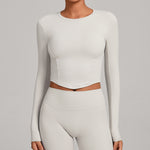Fitness Wear Pilates Running Sports Long-sleeve Top