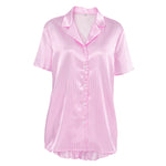 Women's Striped Short-sleeve Two-piece Set