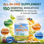 WINYEL IMMUNE 150 - The Ultimate Multivitamin & Immne Supplement, IMMU 150 Capsules - 150 Capsules