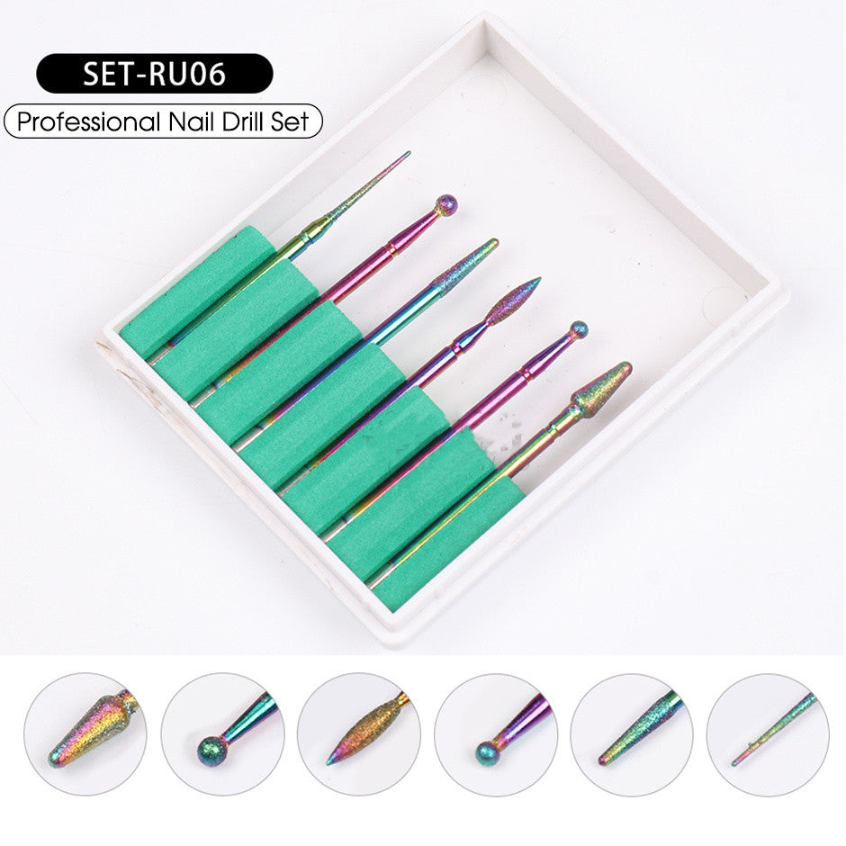 Grinding Head Drill Set Nail Enhancement Tool