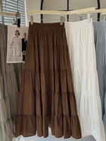 Womens High-Waisted Slimming A-Line Midi Skirt