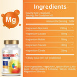 Magnesium Glycinate Malate Vitamin D3 Vegan Formula Supports Bone Health Highly Absorbable Chelated Product