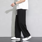 Wide-leg Sweatpants Mens Workwear Casual Long Pants