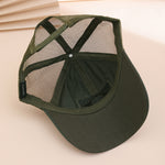 Simple And Fashionable Embroidered Geometric Pattern Net Fabric Baseball Cap For Summer Outdoor Hiking Sun Protection Beanie Hat Suitable For Going Out