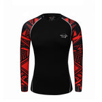 Women's Sports Long Sleeve Printed Tight Yoga Clothing