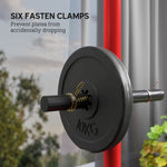 2 Inch Weight Plate Rack, Plate Rack Holder For Olympic Weight Plates And Bars, With 4 Transport Wheels And 6 Fasten Clamps, 440 Lbs. Capacity, Red