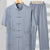 Ice Silk Short-sleeve Shirt For Men