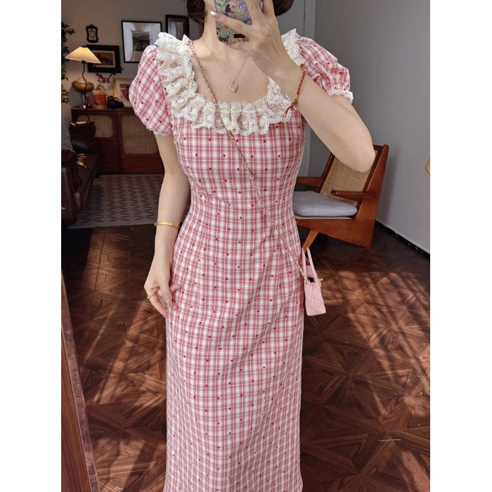 Compact Yet Stunning A One-of-a-kind, Beautifully Lacy Long Dress