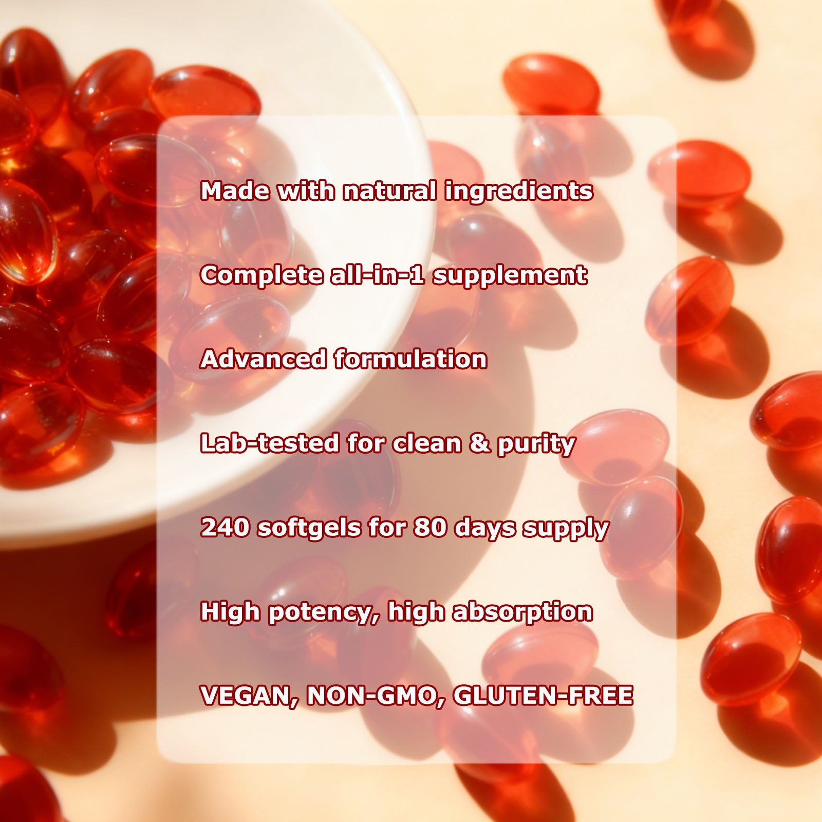 Chili Pepper Softgel Supplement To Support Leg Vein, Heart, And Vascular Health. Contains Vitamins C, D3, And K2, As Well As Extracts Of Grape Seed, Hawthorn, Cinnamon, And Beetroot 240 Softgels