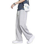 Wide-leg Sweatpants Mens Workwear Casual Long Pants