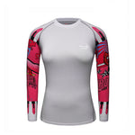 Women's Sports Long Sleeve Printed Tight Yoga Clothing